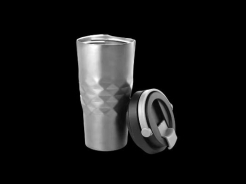 BKCPRO - STAINLESS STEEL BOTTLE WITH STEEL CUP LID